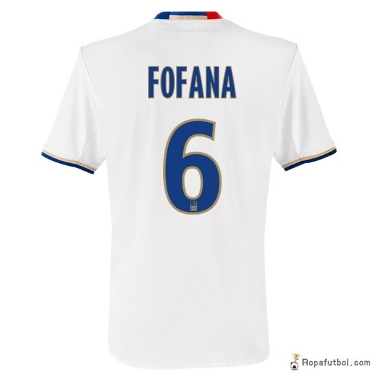 Camiseta Lyon Replica Primera Ropa Fofana 2016/17 Blanco